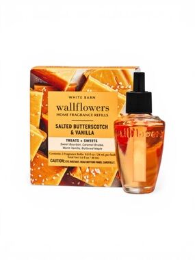 Bath & Body Works Wallflower Refills Salted Butterscotch & Vanilla 2 Pack Refill